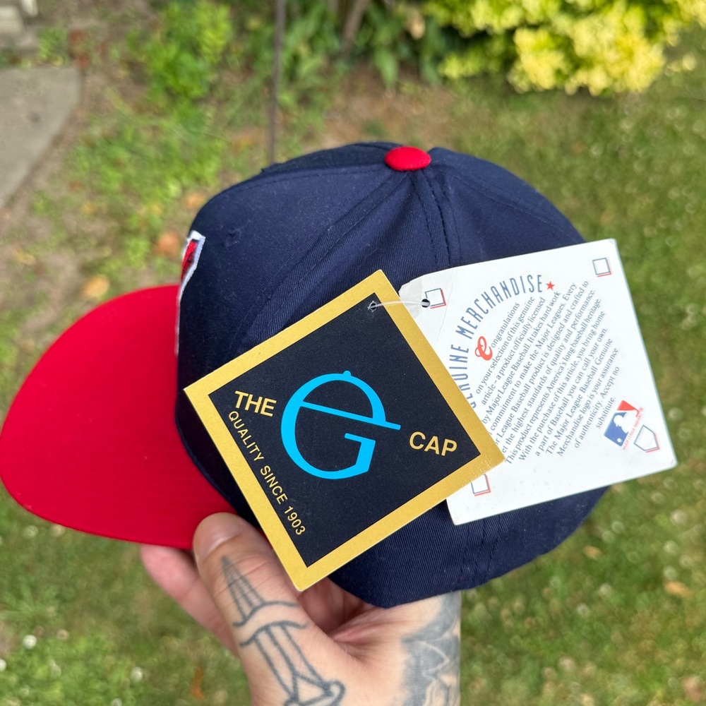 Early 90’s Cleveland Indians Chief Wahoo Snapback - Picture 6 of 8